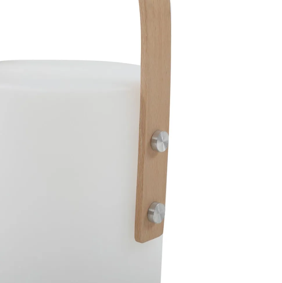 Lindby LED genopladelig udendørs bordlampe Juria, hvid, CCT, IP44