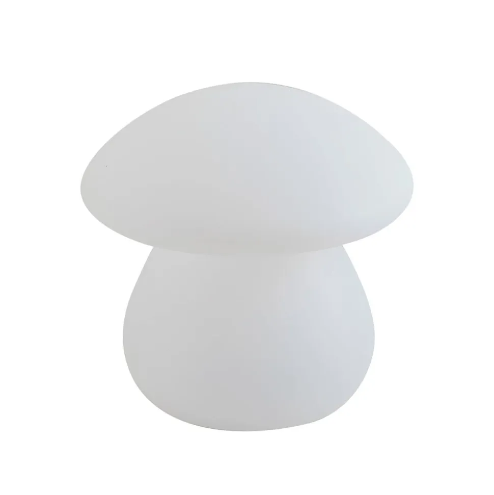 Lindby LED genopladelig udendørs bordlampe Vernate, RGBW, hvid, dæmpbar