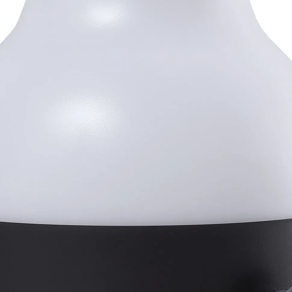 Lindby LED genopladelig udendørs bordlampe Isaline, sort, dæmpbar
