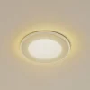 Lindby LED indbygningslampe Toka, 4,9 W, hvid, plast, CCT