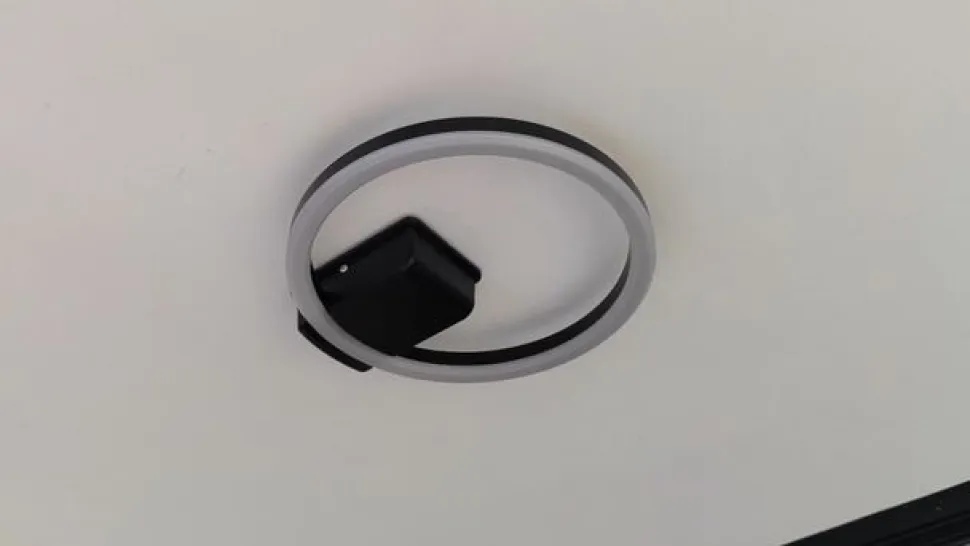 Lindby LED udendørs loftlampe Finian, Ø 31 cm, CCT, dæmpbar