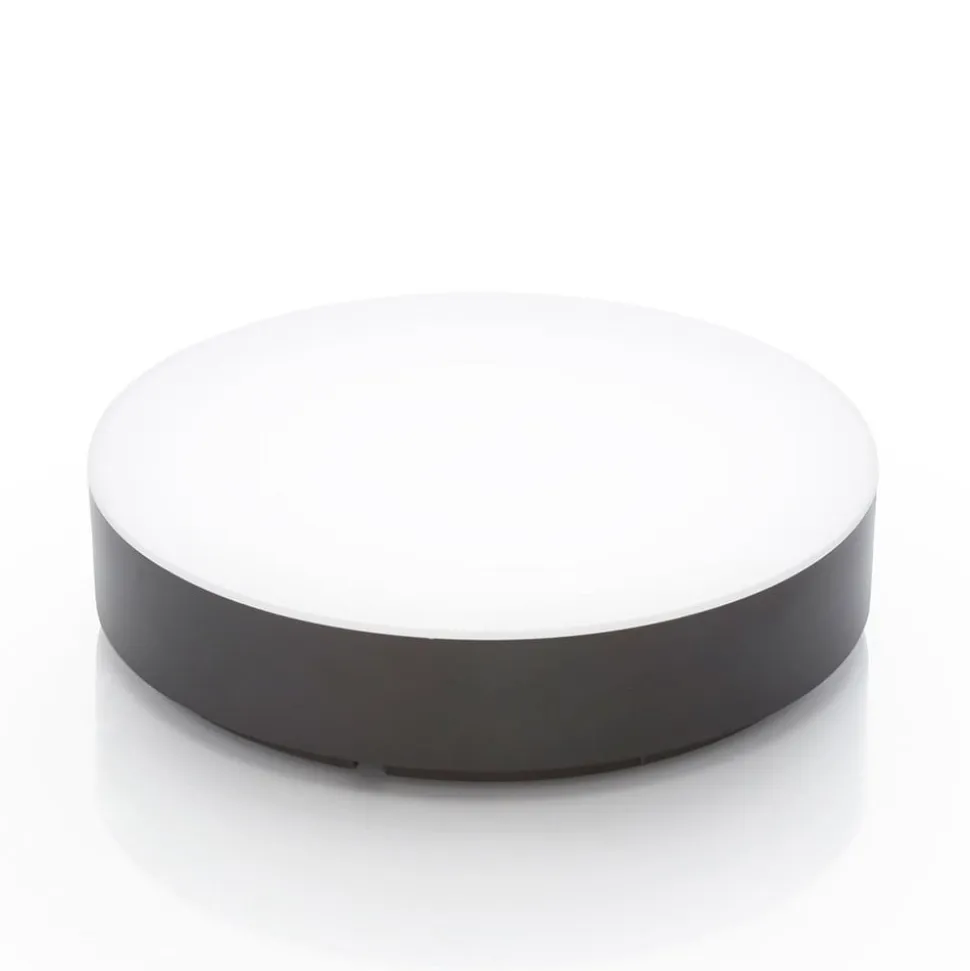 Lindby LED udendørs loftlampe Lahja, antracit, sensor, IP65