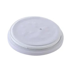 Lindby LED udendørs loftslampe Kirkola, 4000 K, Ø 34 cm, hvid