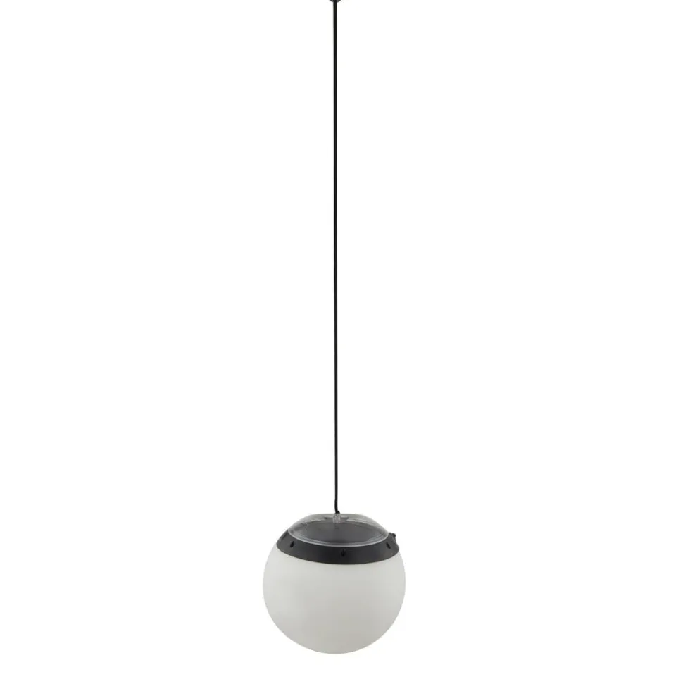 Lindby LED udendørs pendel Eleia, RGBW, 20 cm, genopladeligt batteri