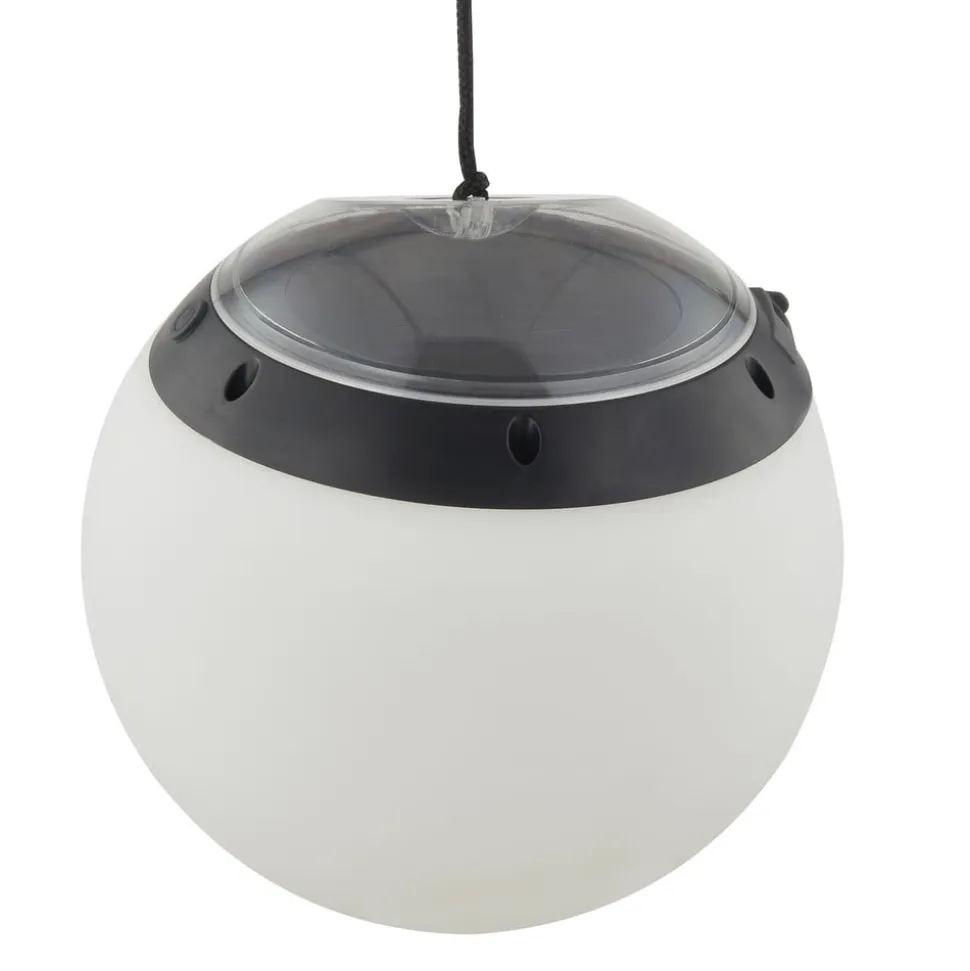 Lindby LED udendørs pendel Eleia, RGBW, 20 cm, genopladeligt batteri