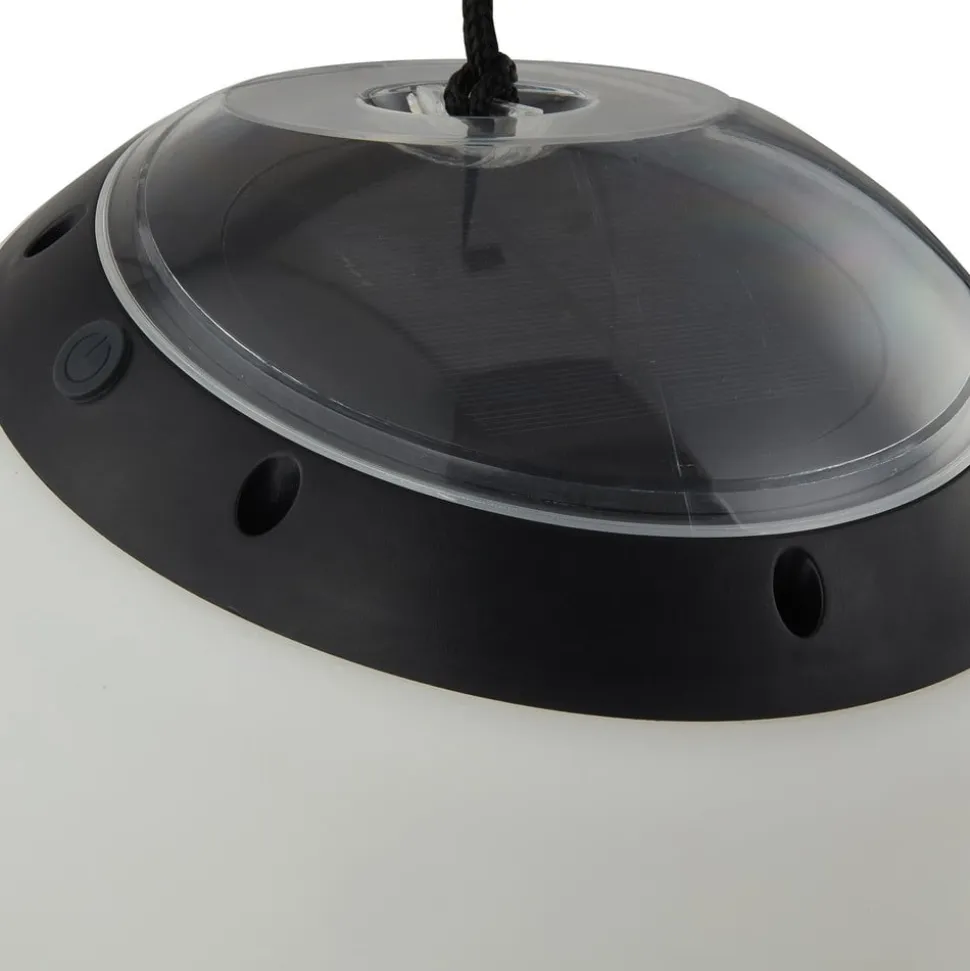 Lindby LED udendørs pendel Eleia, RGBW, 20 cm, genopladeligt batteri