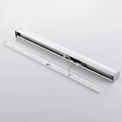 Lindby LED-badeværelseslampe Klea, 90 cm, krom, metal, IP44