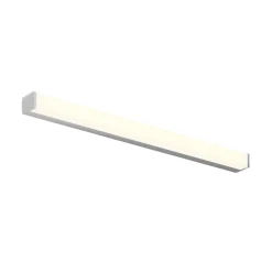 Lindby LED-badeværelseslampe Klea, 90 cm, krom, metal, IP44