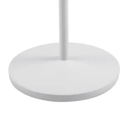 Lindby LED-batteridrevet bordlampe Esali, hvid, riller, 29 cm