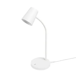 Lindby LED-bordlampe Ailina, højde 36 cm, hvid, dæmpbar
