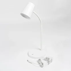 Lindby LED-bordlampe Ailina, højde 36 cm, hvid, dæmpbar