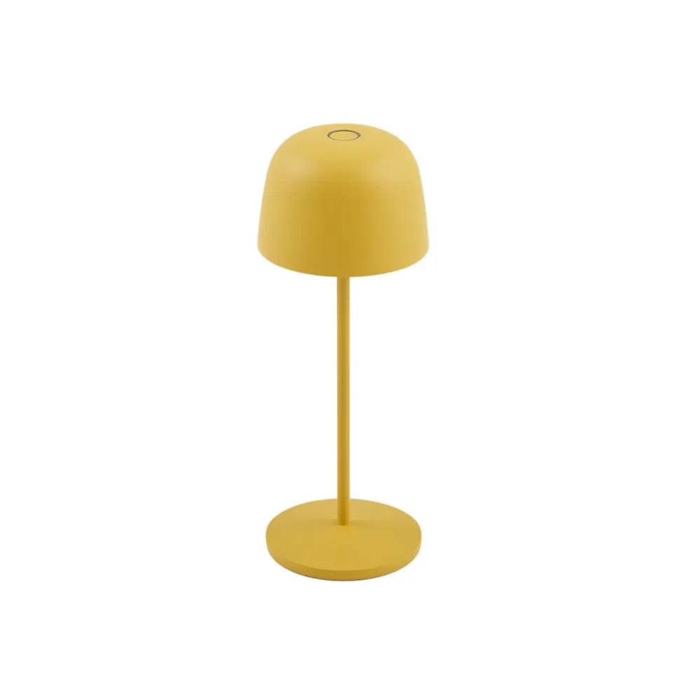 Lindby LED-bordlampe Arietty, gul, dæmpbar, IP65
