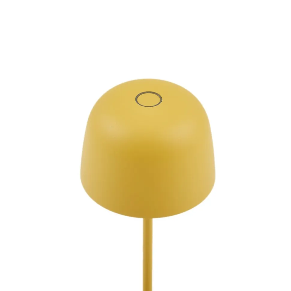 Lindby LED-bordlampe Arietty, gul, dæmpbar, IP65
