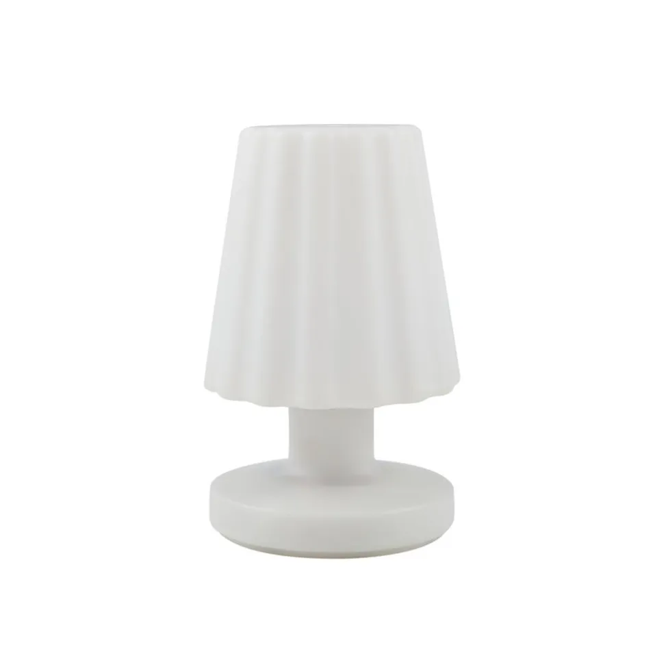 Lindby LED-bordlampe Jovem, hvid, plast, RGB