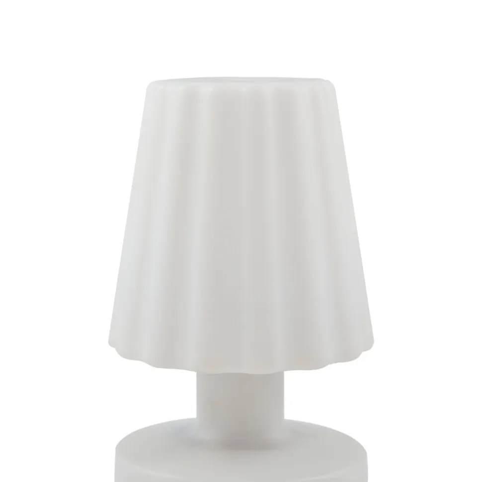 Lindby LED-bordlampe Jovem, hvid, plast, RGB
