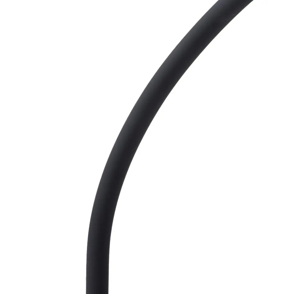 Lindby LED-bordlampe Maori, sort, CCT, metal, dæmpbar