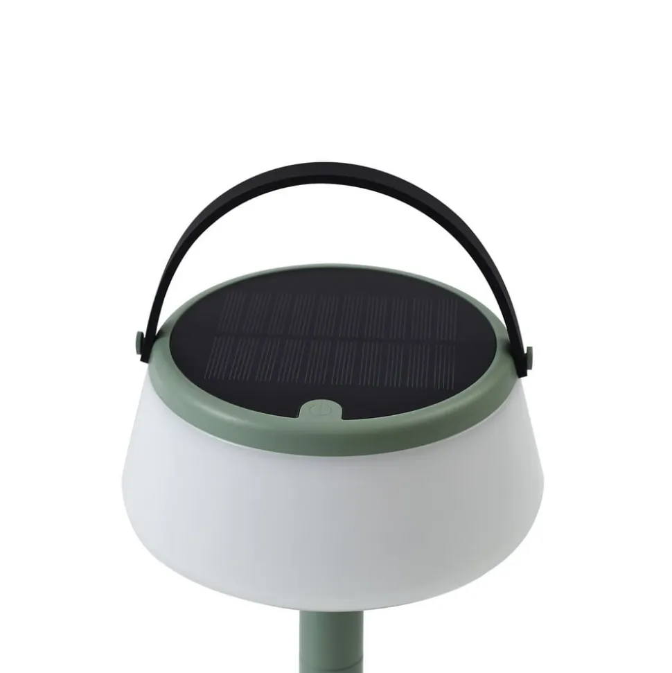 Lindby LED-bordlampe Mikkel, grøn, dæmpbar