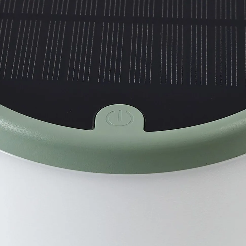 Lindby LED-bordlampe Mikkel, grøn, dæmpbar