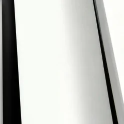 Lindby LED-bordlampe Nevijo, krom, Ø20 cm, USB, dæmpbar
