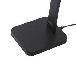 Lindby LED-bordlampe Rylas, sort, USB, CCT