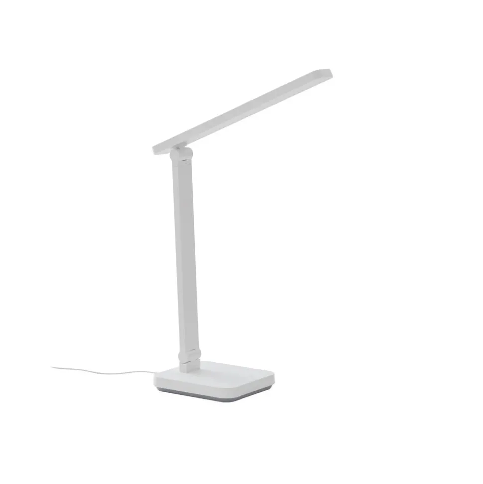 Lindby LED-bordlampe Rylas, hvid, USB, CCT