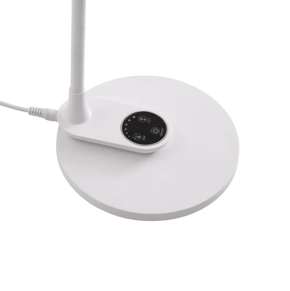 Lindby LED-bordlampe Valtaria, hvid, CCT, dæmpbar