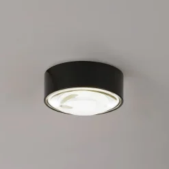 Lindby LED-downlight Siaka, sort, metal, Ø 5 cm, IP65
