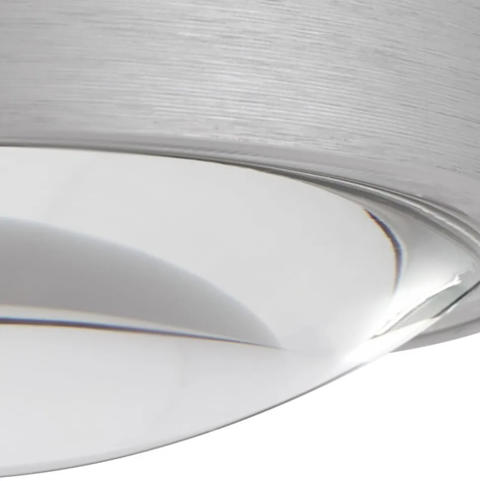 Lindby LED-downlight Siaka, grå, metal, Ø 5 cm, IP65