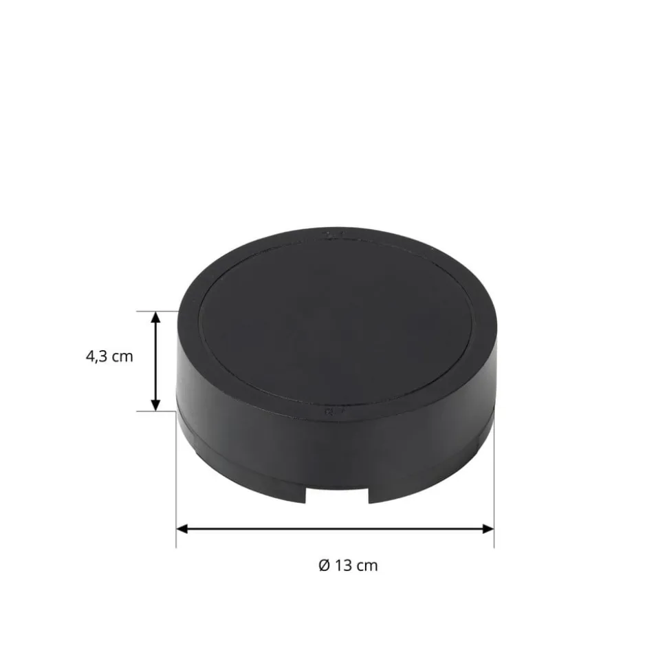 Lindby LED-driver Lumaro, sort, Ø 13 cm, 100W
