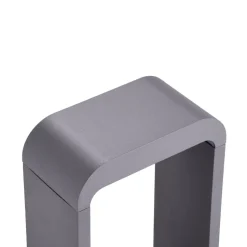Lindby LED-gadelampe Darko, 100 cm, grå, metal, IP54