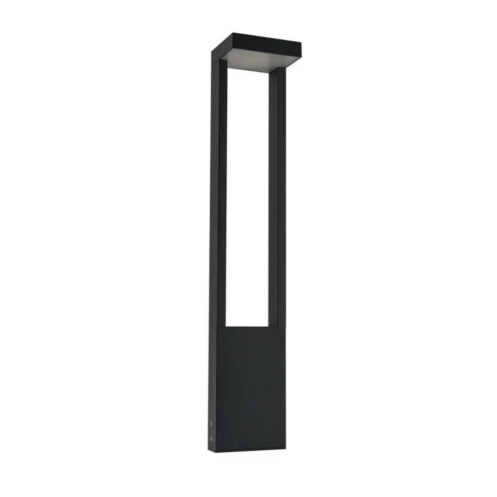 Lindby LED-gadelampe Lonete, højde 65 cm, antracit, IP65