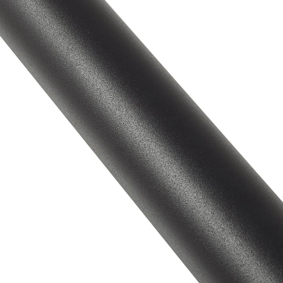 Lindby LED-gadelampe Luzian, højde 80 cm, sort, jordspyd