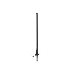 Lindby LED-gadelampe Neano, 80 cm, sort, metal, IP65