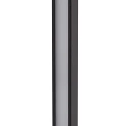 Lindby LED-gadelampe Neano, 80 cm, sort, metal, IP65