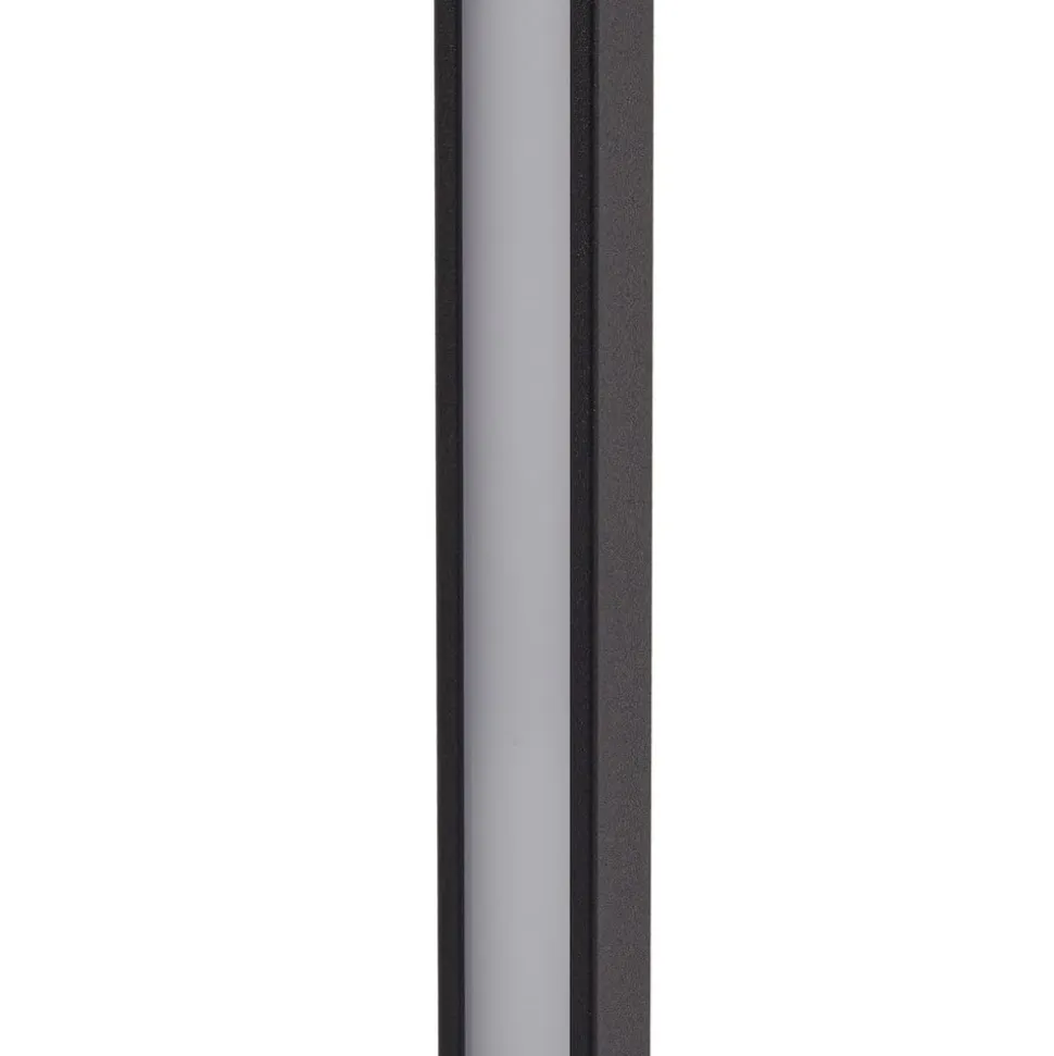 Lindby LED-gadelampe Neano, 80 cm, sort, metal, IP65