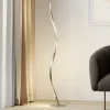 Lindby LED-gulvlampe Criostal, RGBW, dæmpbar, fjernbetjening