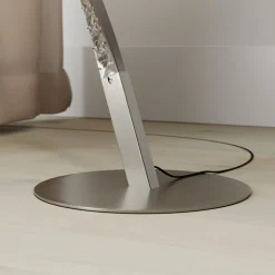 Lindby LED-gulvlampe Criostal, RGBW, dæmpbar, fjernbetjening