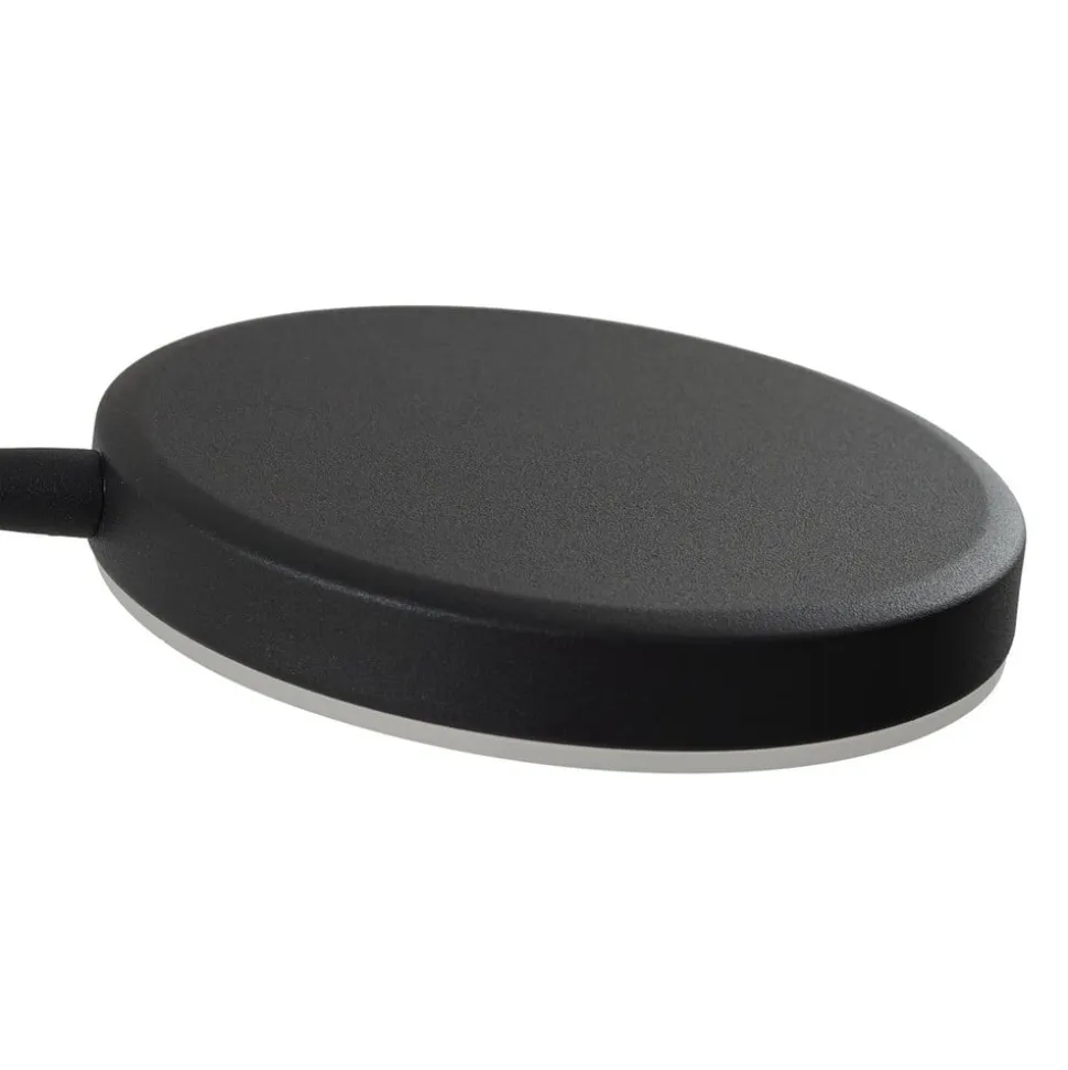 Lindby LED-gulvlampe Elvyn, sort, justerbar