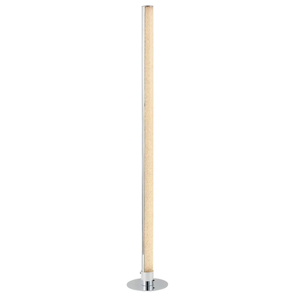 Lindby LED-gulvlampe Hadis, RGB, fjernbetjening, hvid, 120 cm