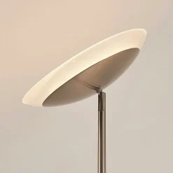 Lindby LED-gulvlampe Jonne, rund, læsearm, dæmpbar, 180 cm
