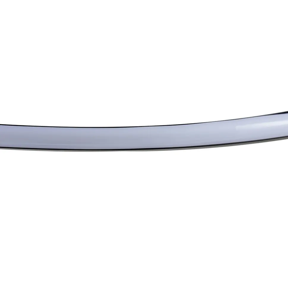 Lindby LED-gulvlampe Rayon, sort, metal, højde 150,3 cm
