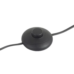 Lindby LED-gulvlampe Romilda, grå, træ, højde 122 cm