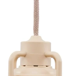 Lindby LED-hængelampe Raul, beige, aluminium, Ø 15 cm