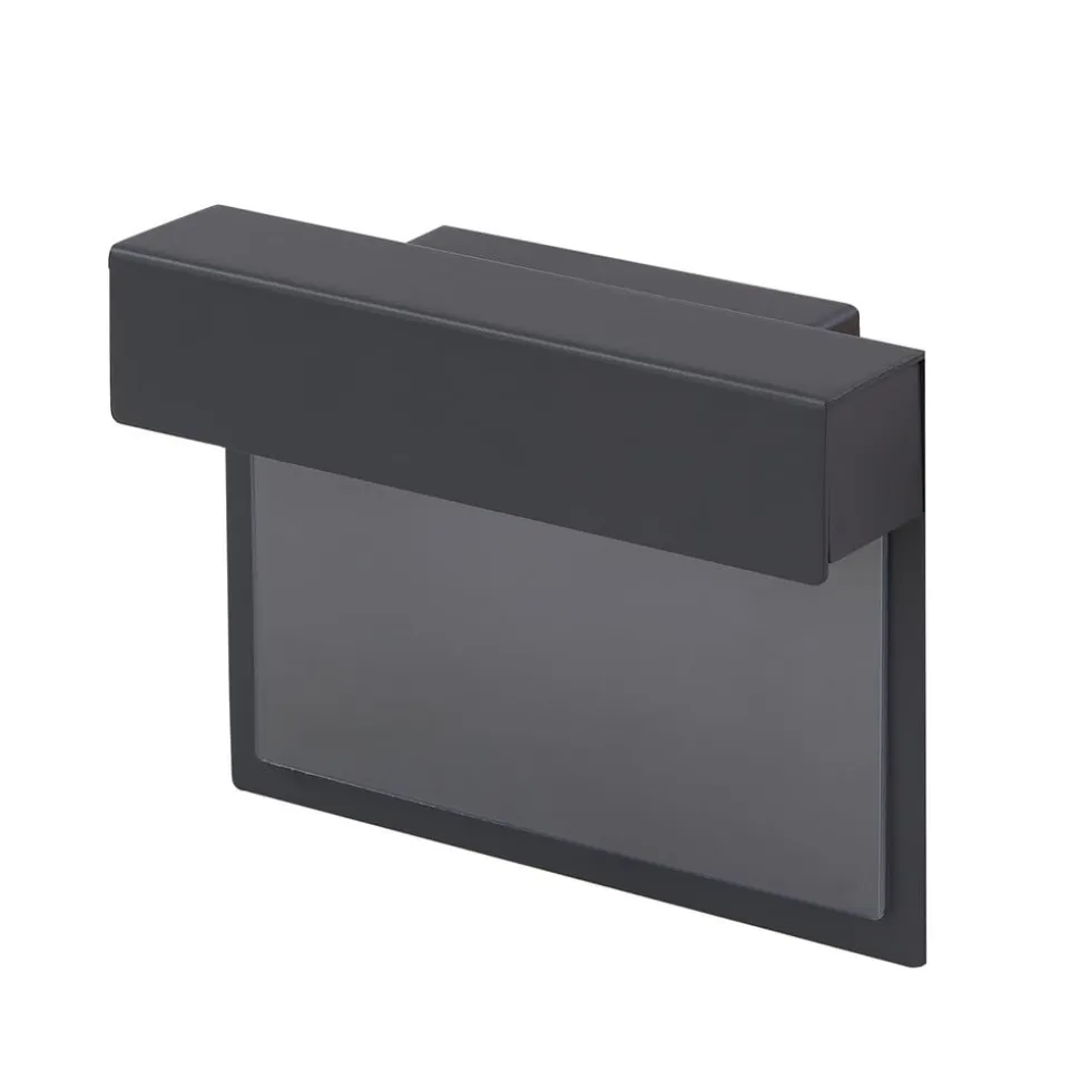 Lindby LED-husnummerlampe Antal, antracit, aluminium