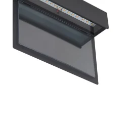 Lindby LED-husnummerlampe Antal, antracit, aluminium