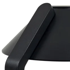 Lindby LED-lampe med jordspyd Capelo, sort, metal, 77 cm