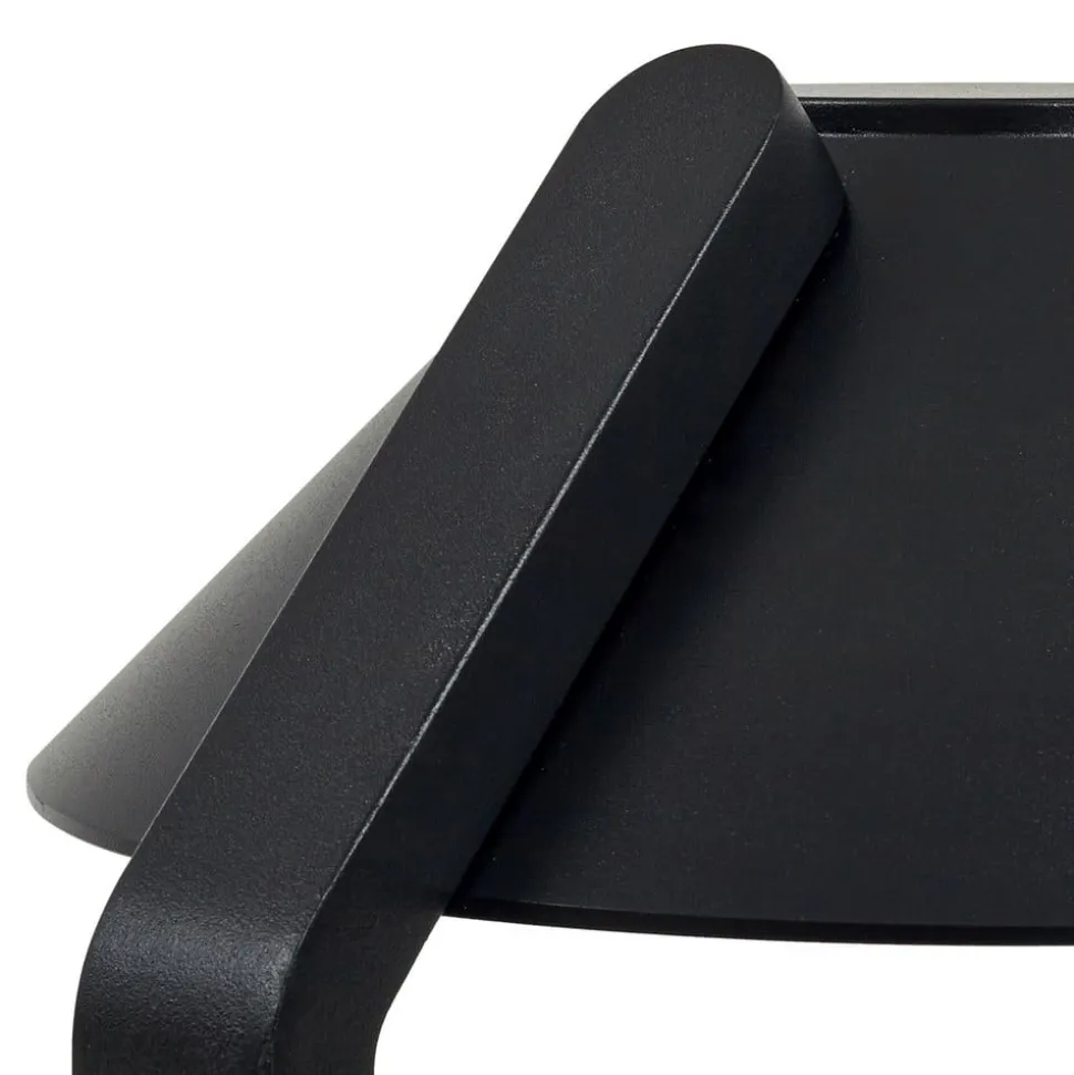 Lindby LED-lampe med jordspyd Capelo, sort, metal, 77 cm