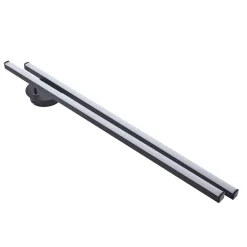 Lindby LED-loftlampe Aurendor, 135 cm, sort, metal