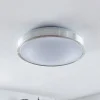 Lindby LED-loftlampe Emelie, Ø 42 cm, aluminiumsfarvet, metal