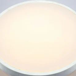 Lindby LED-loftlampe Emelie, Ø 42 cm, aluminiumsfarvet, metal